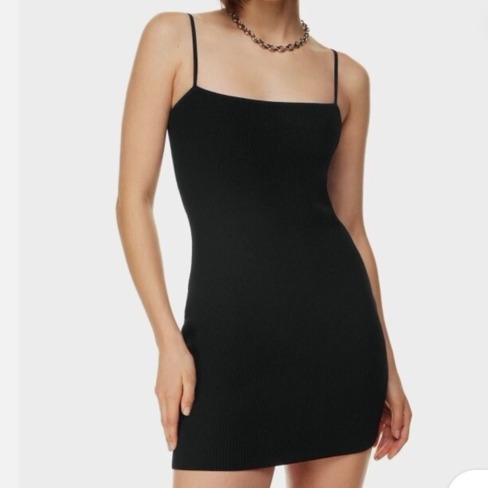 Aritzia Black Mini Dress